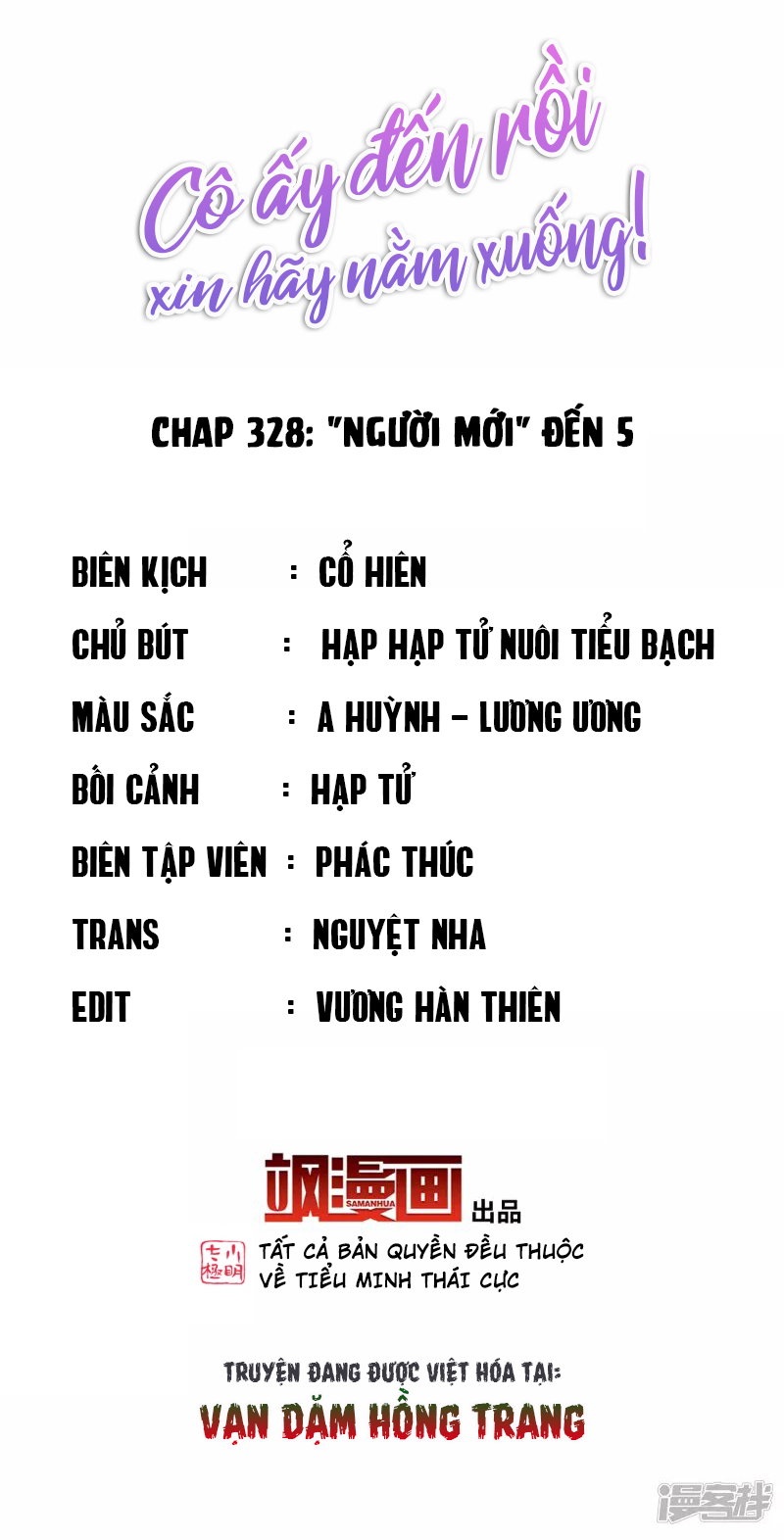 Cô ấy đến rồi, xin hãy nằm xuống! Chapter 328 - 2